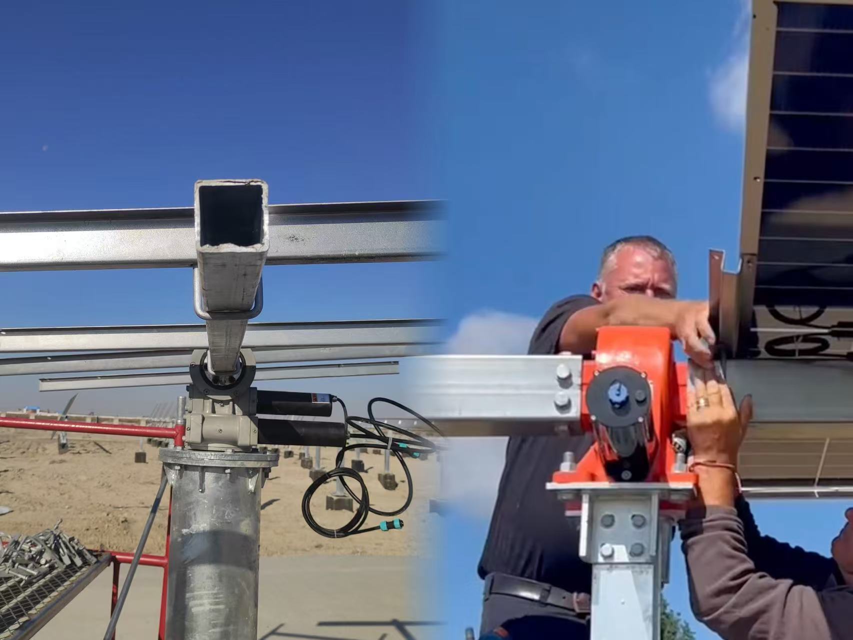 Laatste bedrijfsblogs Eenastig versus tweeastig zonne-tracker slew drive