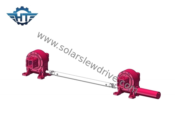 Hoog nauwkeurige zonne-tracker slew drive klein met afgesloten behuizing voor PV-paneelsysteem