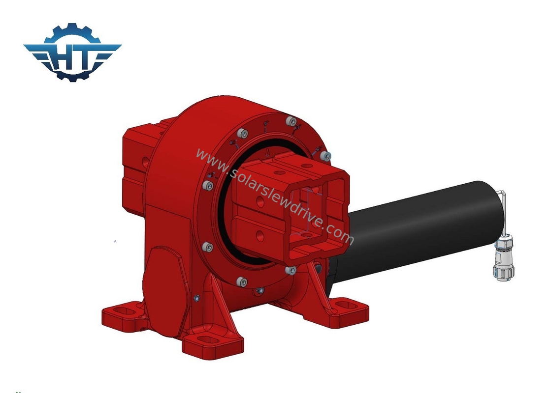 Ve8&quot; zonne-tracker slew drive met 24vdc versnellingsbak voor zonnepaneel flexibel tracking systeem