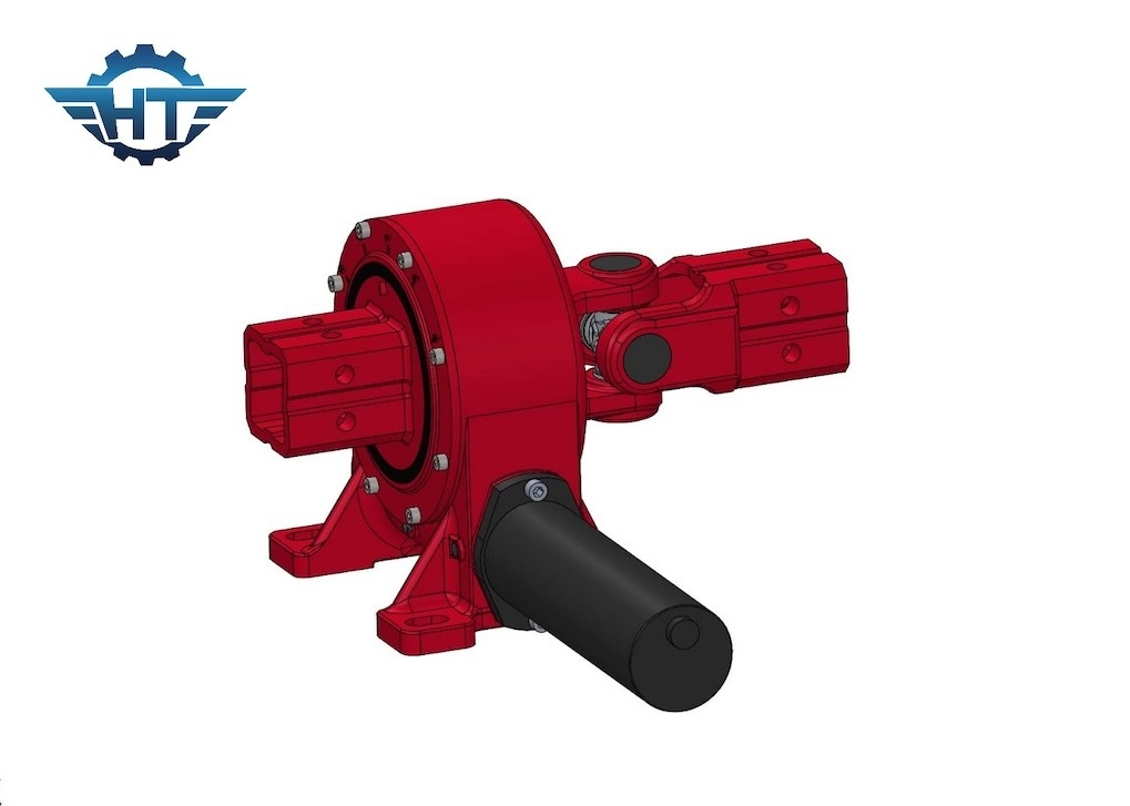 IP66 Worm Gear Planetary Gearbox Worm Gear Slewing Drive / Solar Slew Drive Met 150 1 verhouding