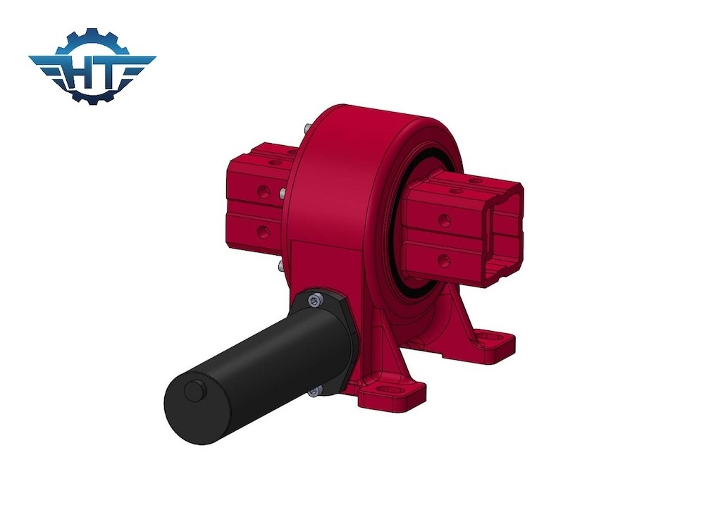 24VDC zonne-tracking racksysteem slew motor met een enkele as / dubbele as aandrijving