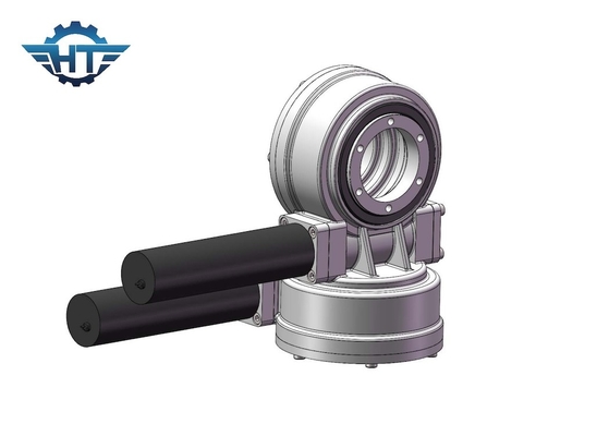 Dual Rotating Axis Solar Tracker Slew Drive Back Holding Torque 1800-89000Nm Met 24VDC Power